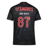 Camisa de time de futebol Benfica Joao Neves #87 Replicas 2º Equipamento 2024-25 Manga Curta